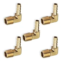 Comprar Boeray 5 Piezas Codo De 90 Grados Manguera De Latón Conecto