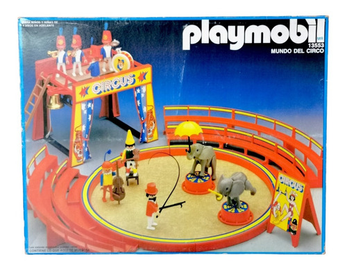 Playmobil 13553 Mundo Del Circo Aurimat Raro Complet Vintage