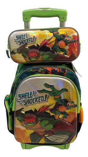 Mochila Tortugas Ninja Teenage Mutant Color Verde