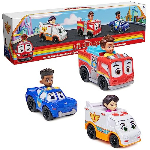 , On The Move Rescue Team, 3 Pk Diecast Metal Toy Car: ...