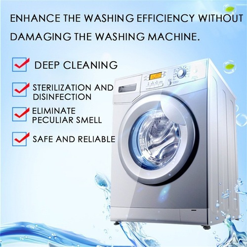 30 Pc Máquina De Lavar Roupa Limpeza Tableta Efervescente, 
