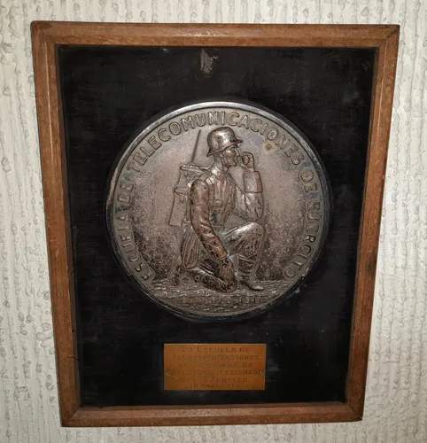 comprar Antiguo Galvano Militar 50 Años (telecomunicaciones 1973)