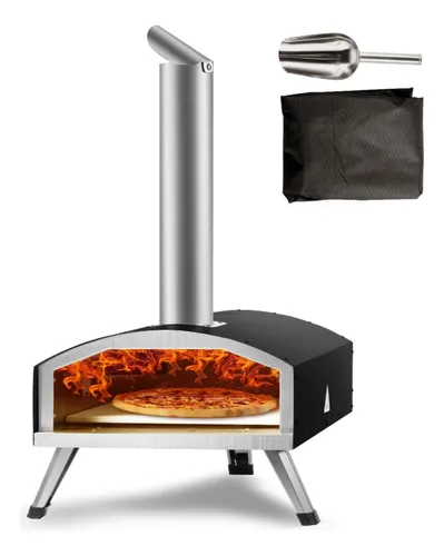 Horno Quemador Leña Pizza Carbón Parrilla Exterior 30cm