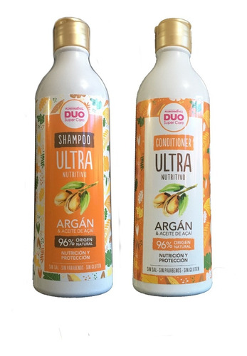 Kit Duo Super Care Shampoo + Acondicionador Argan