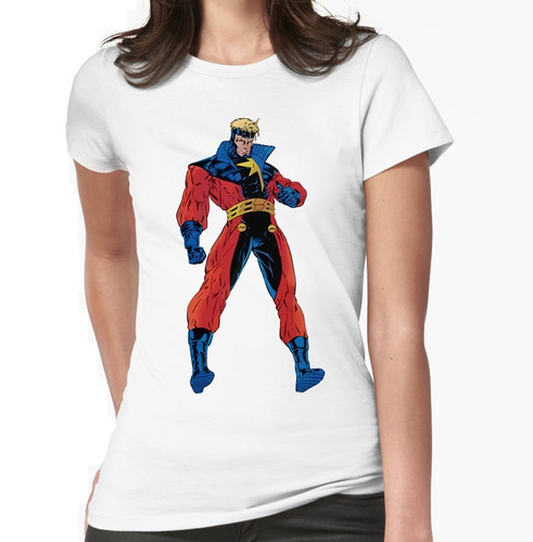 Padrisima Playera Ultimate Capitan Marvel Mar-vell