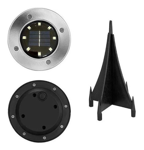 Imagen 2 de 3 de 4 Lamparas De Led 8w Solar Recargable Jardin + Envio Gratis