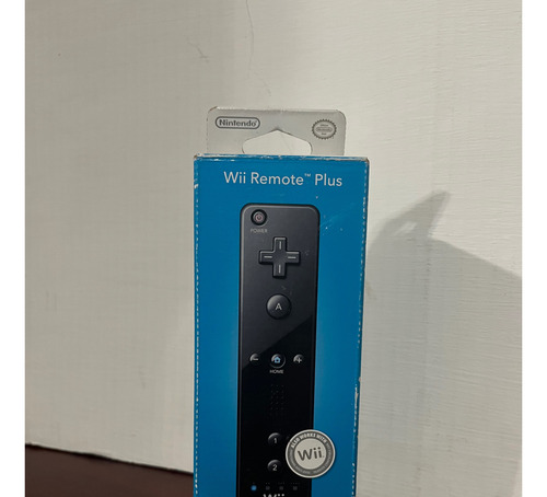 Control Inalambrico Wii Remote Plus Negro Sellado (Usado)