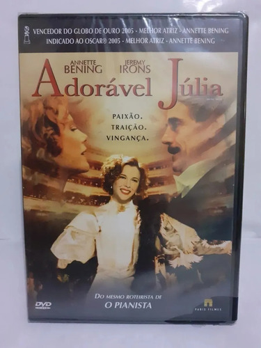 Dvd Adorável Júlia - Annette Bening, István Szabó - Lacrado