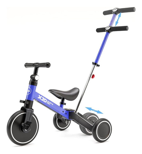 ~? Xjd 7 En 1 Bicicleta Para Niños Pequeños Con Mango De Emp