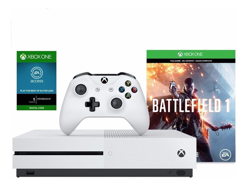 Xbox One S 500gb + Juego Battefield 1 + 1 Mes Acces