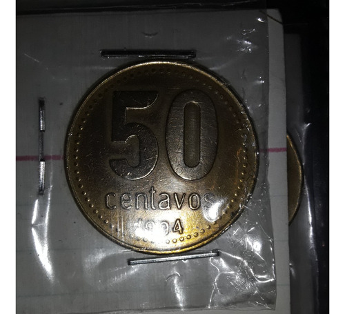 Moneda 50 Cent. 1994 Argentina Km 111