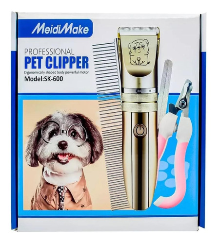 Maquina  De Cortar Pelo Para Mascotas. Pet Clipper Sk-600