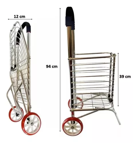 Caja Plegable Con Ruedas Multiuso 32 Kg Carrito De Feria