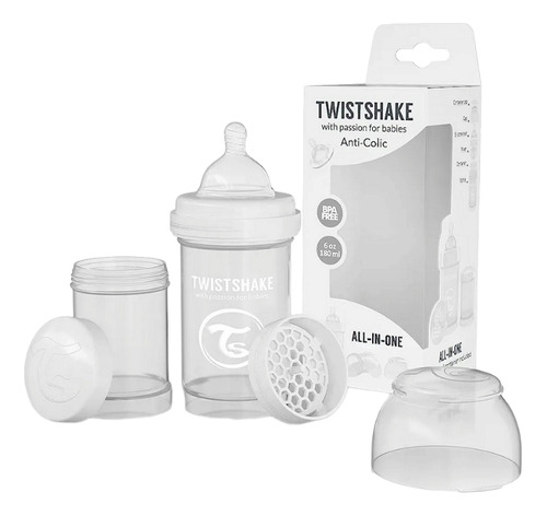 Mamadera Anti-cólico Twistshake Todo En 1 | 180ml