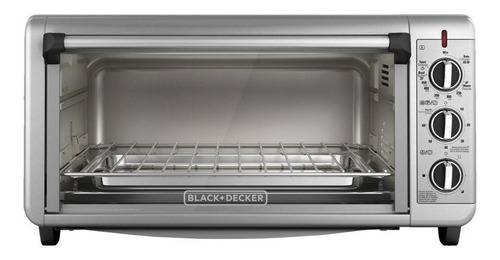 Imagen 1 de 3 de Horno de mesa eléctrico Black+Decker TO3260XSBD plateado 120V