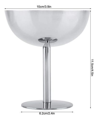 Tazas De Helado De Acero Inoxidable Fdit Para Servir Platos