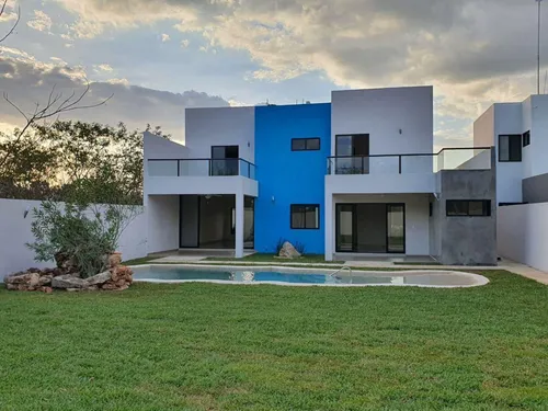 Casa Mod Boste Con Piscina En Praderas Del Mayab, Carretera Chicxulub Puerto