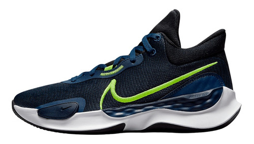 Tenis Nike Baloncesto Renew Elevate Iii-negro/azul