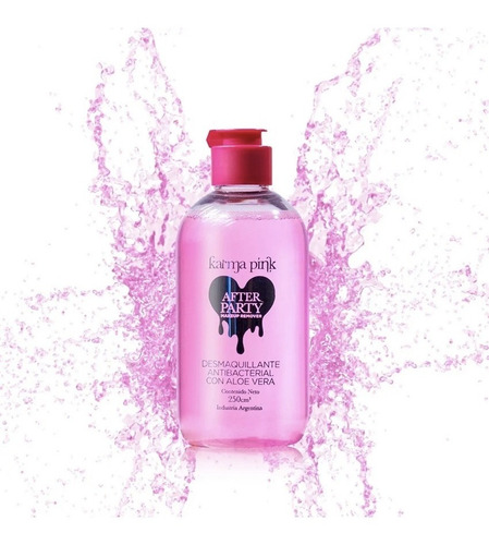 Desmaquillante Antibacterial After Party Aloe Karma Pink