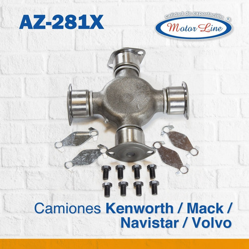 Imagen 3 de 10 de Cruceta 281x / 7 1/2 Pulgadas/ Serie 1810/ Camiones Mack