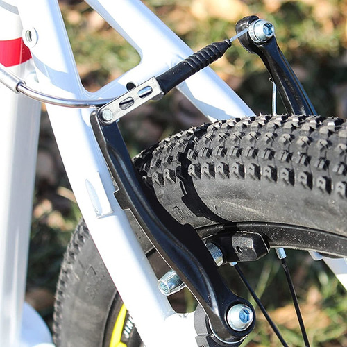 Imagen 7 de 10 de Kit Frenos V-brake Aluminio Logan Sistema Shimano Del Y Tras