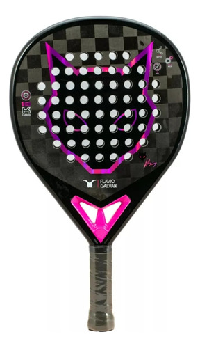 Paleta De Padel Felina Black Edition Diamante Carbono 