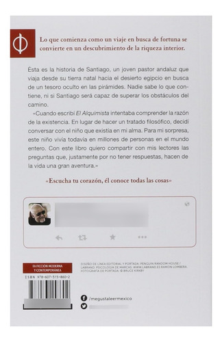 Libro El Alquimista, De Paulo Coelho, Editorial Debolsillo