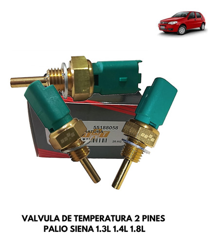 Válvula De Temperatura Palio Siena 1.3l 1.4l 1.8l 2 Pines