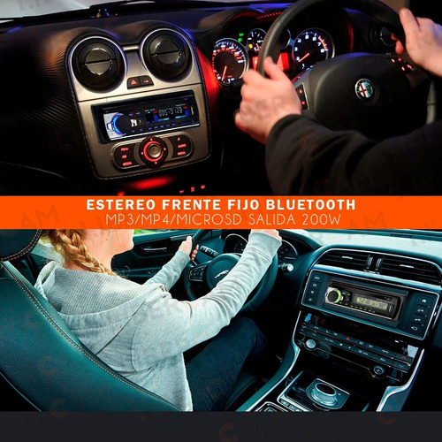 Stereo Auto Pantalla Bluetooth Mp3 Usb Fm Lcd Auto