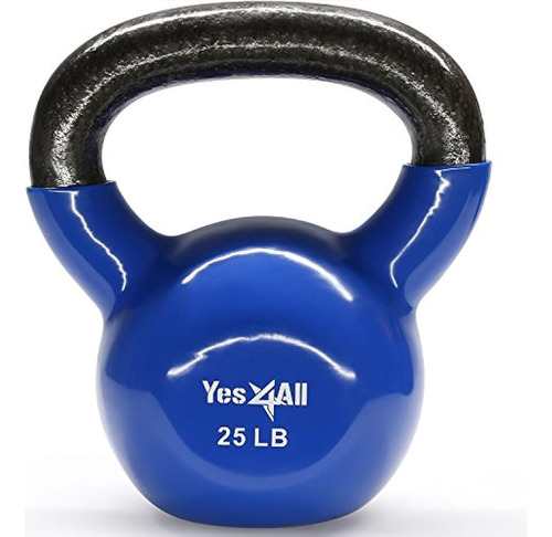 Yes4all Kettlebells Recubiertos De Vinilo  Peso Disponible 5