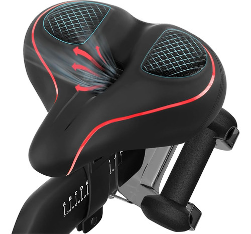 ~? Asiento De Bicicleta De Gran Tamaño Compatible Con Peloto