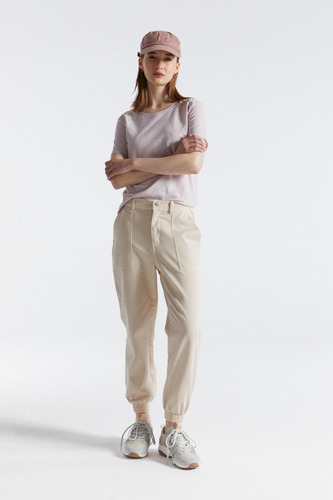 Pantalon De Gabardina Cargo Mujer Desiderata