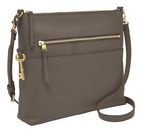 Imagen 5 de 8 de Crossbody Piel Dama Fossil Fiona Taupe