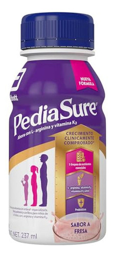 Pediasure Fresa Liquido 20.6 Mg C/237 Ml