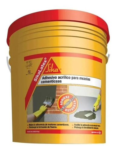 Sikalatex Emulsion Ligante Adhesivo Tacho X 20 Litros