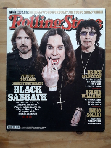 Revista Rolling Stone N°186 2013 Black Sabbath