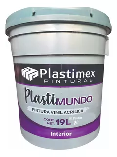 Pintura Vinilica Plastimex Varios Colores Interiorexterior