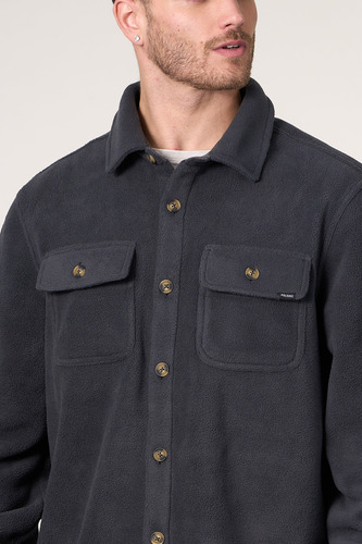 Camisa Campera De Polar Hombre City Polemic