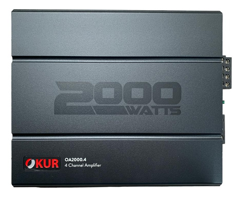 Amplificador Okur Oa2000.4 2000w Clase Ab 4 Canales Db Drive