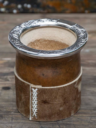 Imagen 2 de 4 de Mate Calabaza Con Virola Colonial