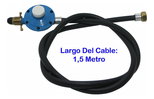 Regulador De Gas C/manguera 1,5 Mts Marca Paz