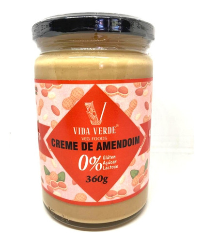 Creme De Amendoim - Vegano -  Muita Proteína -puro Amendoim!