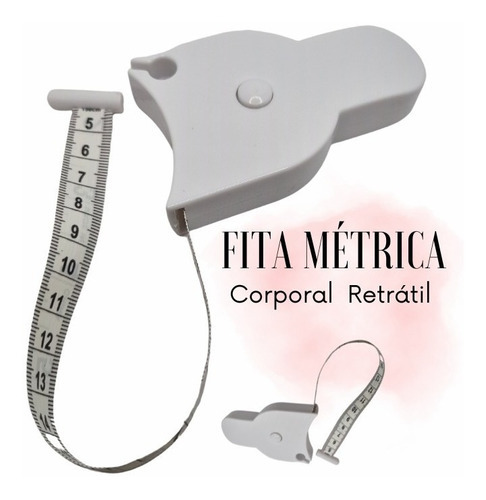 Fita Métrica De Medição Corporal Retrátil E Portátil Circulo