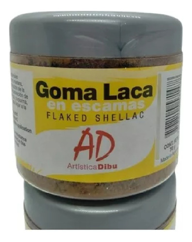 Goma Laca En Escamas Flaked Shellac  Artistica 70gr