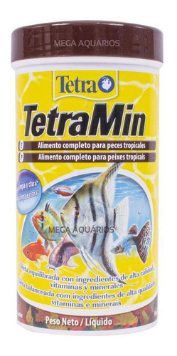 Tetra Min Flocos Ração Peixes Água Doce Rica Proteínas 20g