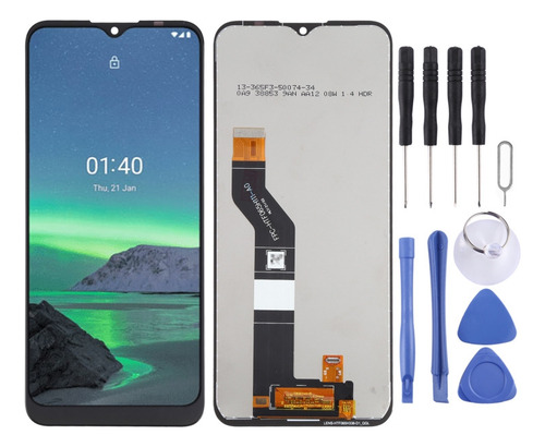 Tela Lcd Tft Preta Para Nokia 1.4 Com Digitalizador Completo