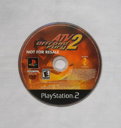 Atv Offroad Fury 2 Ps2 Solo Disco Físico Usado