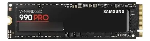 Ssd 4tb Samsung M.2 990 Pro Nvme 4.0 Pcie 7450mb/s Cor Preto