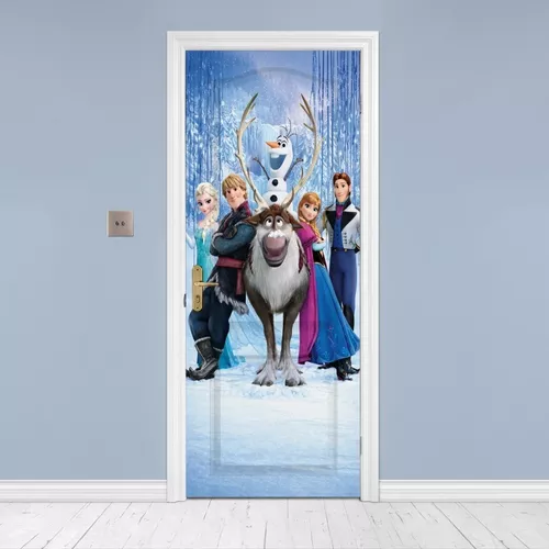 Adesivo de Porta Princesa Frozen 3