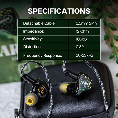 Fones De Ouvido Intra-auriculares Zigaat Arcadia Hifi Fones